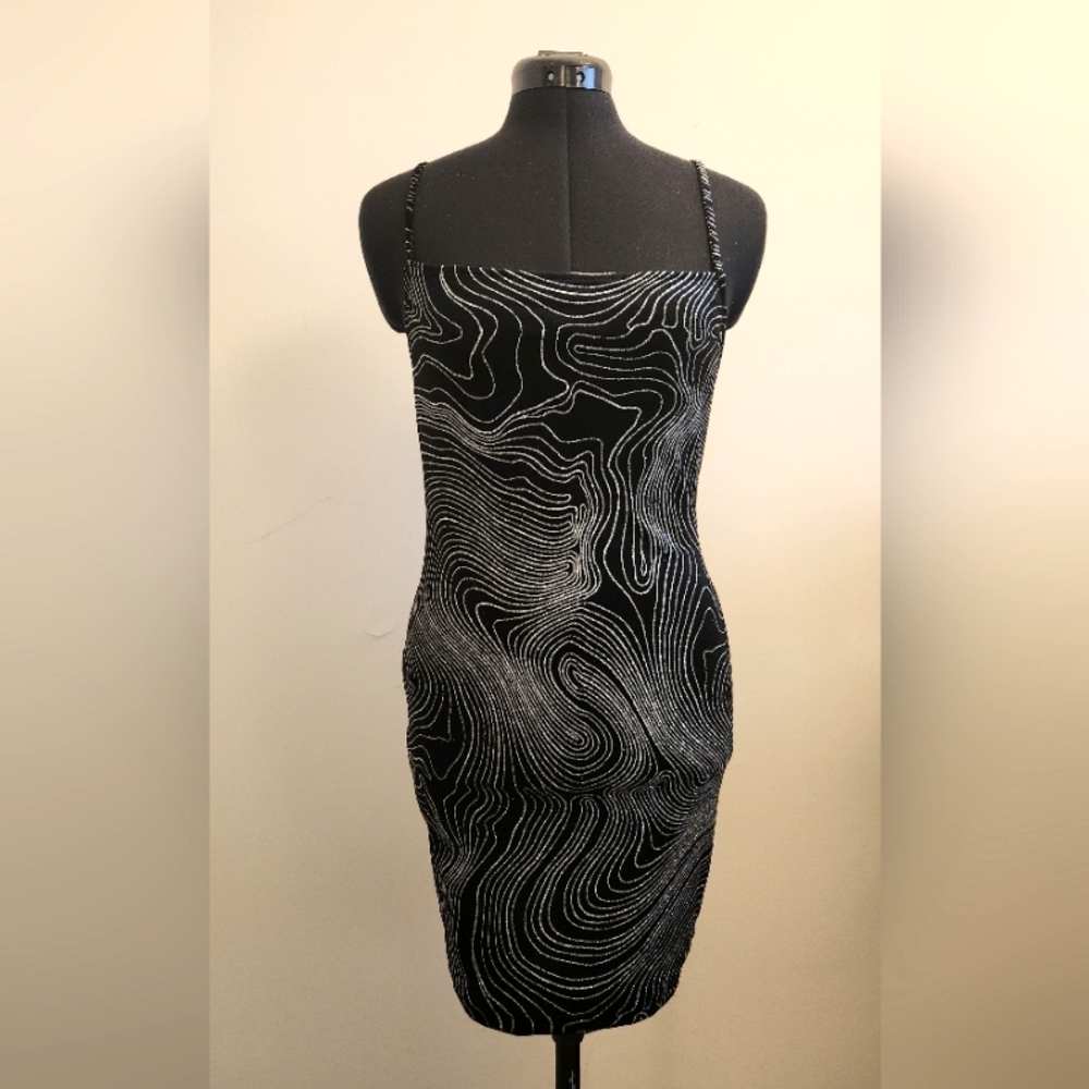 Glitter Bodycon Mini Dress